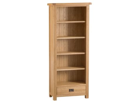 Rustic Oak Medium Bookcase