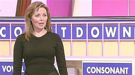Carol Vorderman Countdown Star Speaks Out On Fat Comment After Emily