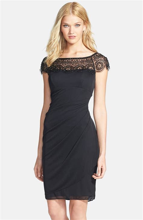 Xscape Embellished Ruched Sheath Dress Nordstrom