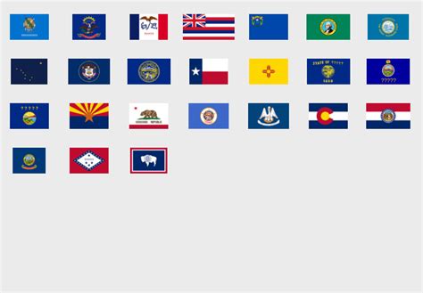 The Us State Flags West Of The Mississippi Quiz Game 】 ️