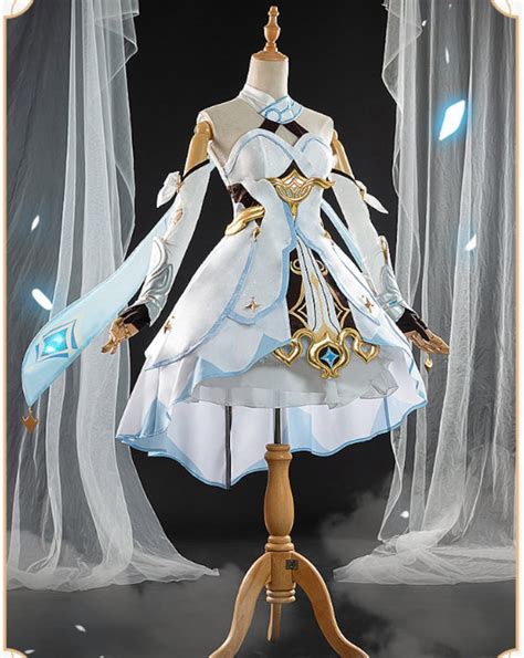 Best Quality Lumine Genshin Impact Cosplay Costume Full Set Etsy