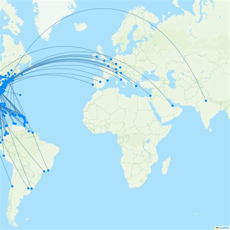 American Airlines Info And Route Map Flight Routes