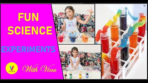 Top Science Experiments You Can Do At Home For Kids With Vinuvlog Youtube