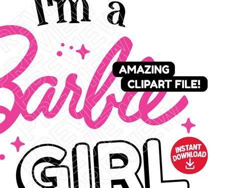 Barbie Svg Clipart Vector Cut File Doll Svg Girl Svg Etsy Espa A