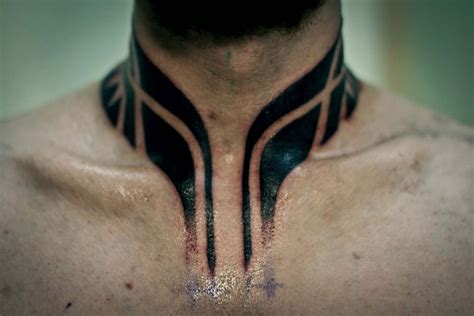 Pin By Anton Dubrovsky On Tats Tribal Neck Tattoos Neck Tattoo