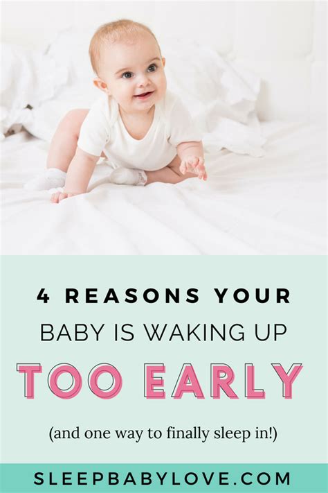 Help My Baby Wakes Up Too Early Sleep Baby Love Sleep Training