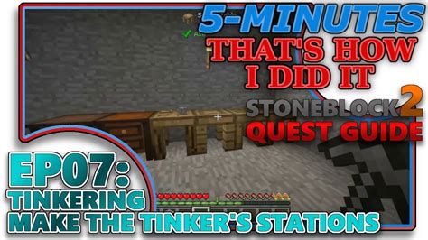 This pack is the second edition of stoneblock, with only minor changes from the original pack. STONEBLOCK 2 5-MIN - THIDI - EP07 - TINKERING - MAKE THE ...