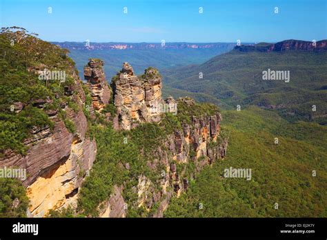 The Blue Mountains In New South Wales Australia Stock Photo Alamy