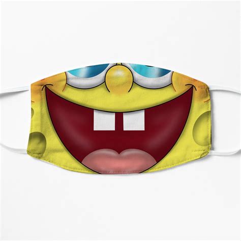 Spongebob Face Mask Washable Spongebob Squarepants Face Mask Etsy