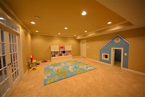 Most Beautiful Basement Playroom Idea For Kids