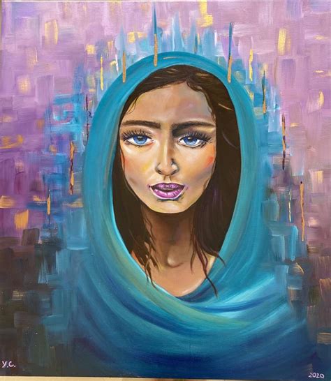 Afghan Night Traditional Afghan Girl Painting By Yulia Cohen Saatchi Art