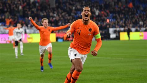 Football News Dramatic Virgil Van Dijk Equaliser Sends Netherlands