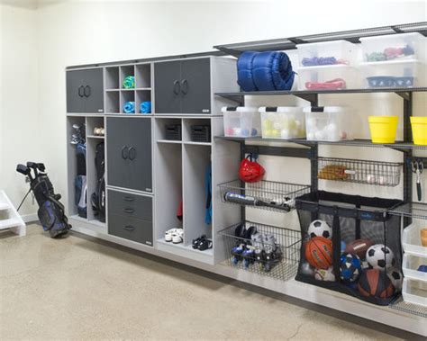There are models that require no assembly while others involve the connection of small parts. Garage Storage Systems | Houzz