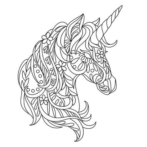 Mandalas De Unicornios 🦄 Para Colorear Fáciles Y A Color 🥇