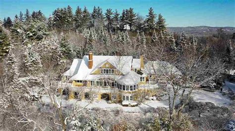 Mansion Monday Sunapee Home Listed For 1995m Features Lake Mountain