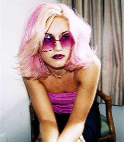 That's gwen stefani on the development and resulting styles of the eyewear range of both l.a.m.b. 90s kids - Gwen Stefani