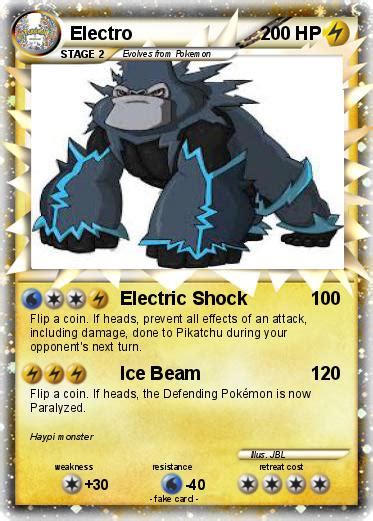 Pokémon Electro 297 297 Electric Shock My Pokemon Card