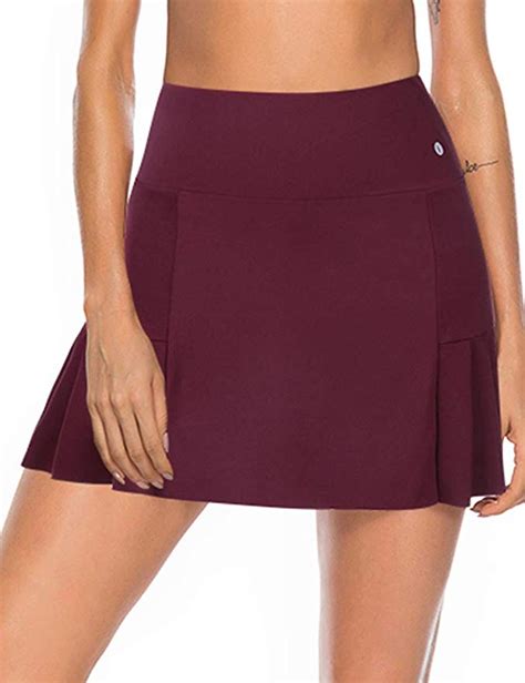 joymode women s athletic skort with pockets running tennis golf workout skirt