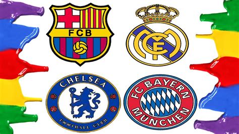 Real madrid vs barcelona logo. How to Draw and Color - Barcelona, Real Madrid, Bayern ...