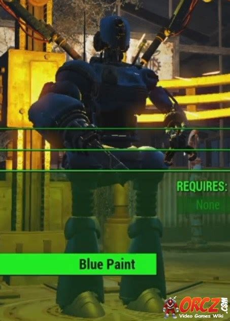 Fallout 4 Blue Paint Robot Orcz Com The Video Games Wiki