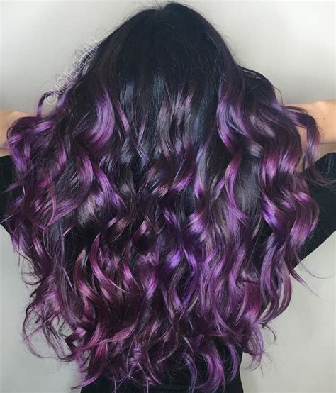 Purple hair color is not the most natural hair color out there like lets say brown, but it is slowly gaining popularity and is no longer a thing reserved for purple hair coloring however ventures far away from the natural shade of your hair and can be quite damaging to its health. 40 Versatile Ideas of Purple Highlights for Blonde, Brown ...