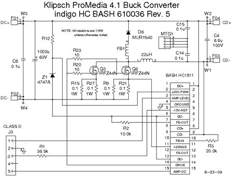 The klipsch promedia 2.1 is thx. Klipsch Promedia V4.1 Amplifier Repair