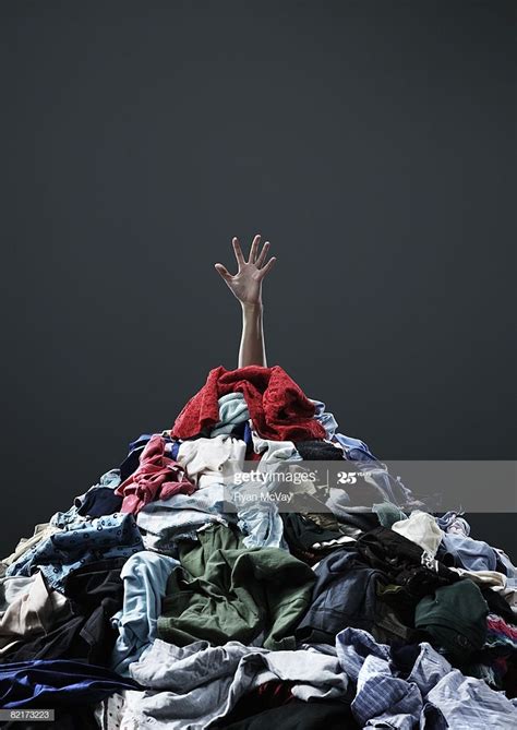 Hand Coming Out Of Pile Of Clothing Collage De Moda Ropa Fotografia De Modas