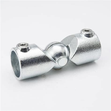 X In Y Degree Silver Galvanized Steel Structural Pipe Fitting Plumbing