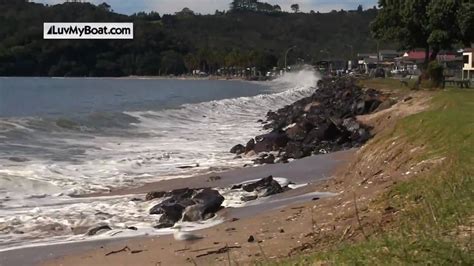 Traffic slowly works up to high ground at whangarei, new zealand, as a tsunami warning is issued friday in 2011, a magnitude 6.3 quake hit the city of christchurch, killing. Tsunami hits New Zealand - YouTube