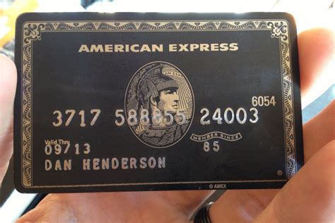 The American Express Centurion Black Card