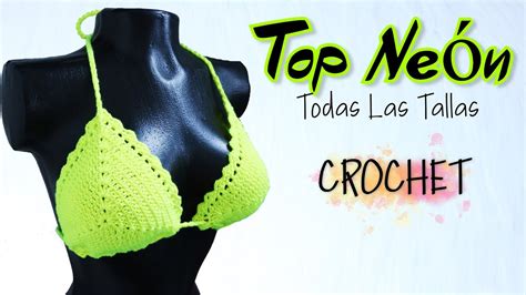 Top Crochet Bikini Top Todas Las Tallas F Cil Y R Pido Youtube