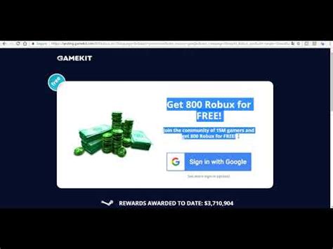 Free 800 Robux Gamekit | Hvordan FAfAr Man Gratis Robux ...