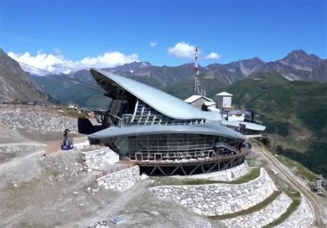 Nuove Funivie Skyway Monte Bianco Stazione Intermedia Proteo