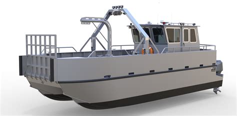 Mt34 34 Foot 103m Catamaran Landing Craft Aluminum Boat Kit Metal