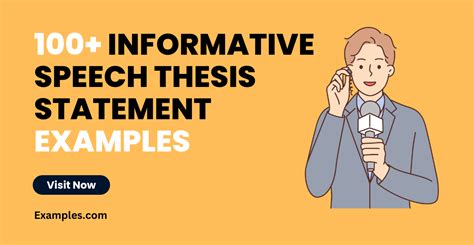 Informative Speech Thesis Statement 99 Examples Pdf Tips
