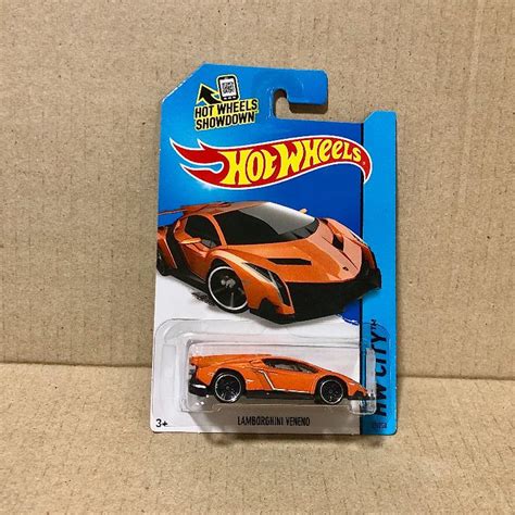 Hot Wheels Lamborghini Veneno Orange Hobbies Toys Toys Games On