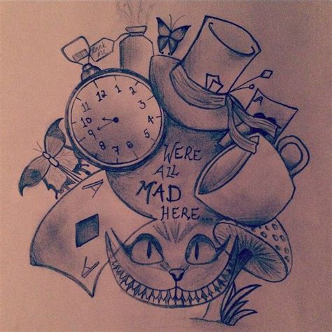 Mad Hatter Drawing Mad Hatter Tattoo Disney Drawings Art Drawings Sketches Cartoon Drawings