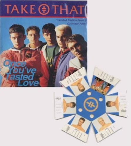 Take That Once Youve Tasted Love Pop Up Calendar Uk 7 Vinyl Single