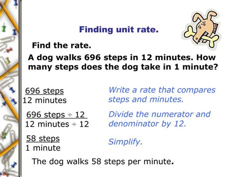 The unit rate is the amount of water is getting leaked in 1 minute. PPT - Unit Rates PowerPoint Presentation, free download ...