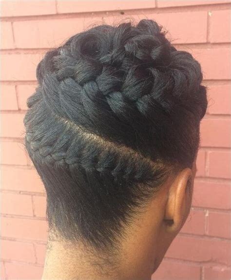 47 Easy Natural Hair Updos For Any Formal Events New Natural Hairstyles