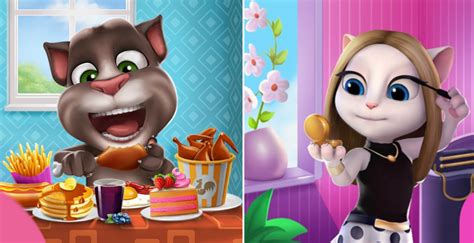 Updates To My Talking Tom And My Talking Angela Deliver More Feline