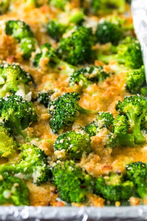 Crispy Cheesy Roasted Broccoli Recipe The Cookie Rookie