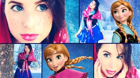 Disney S Frozen Anna Makeup Tutorial Kittiesmama Saubhaya Makeup