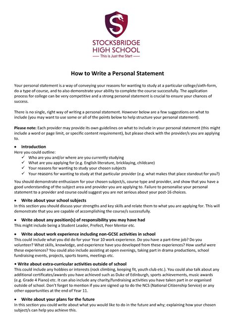 Personal Statement Help And Guidance 2020 How To Write A Personal