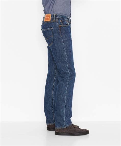 Levis® 501 Original Regular Fit Mens Jeans Stonewash Blue W33 L32 Levis 501 Men Levis