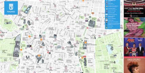 City Map Of Madrid Pdf Official Tourism Website