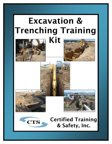 Excavation And Trenching Safety Study Guides 5 Pack Certified