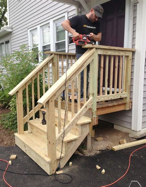 How To Build New Front Stairs And Railings Artofit