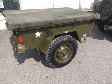 Jeep Willys Restore M416 Military Trailer For Sale