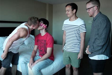 Straight Guy Takes Gay Kiss Challenge With Davey Wavey And Asap Science Guys Video